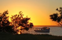 13. Boat at Sunset by Margaret Laing