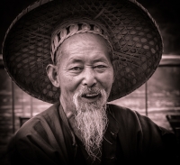 5. Old Man of Yangshuo by Lucy Mandyczewsky